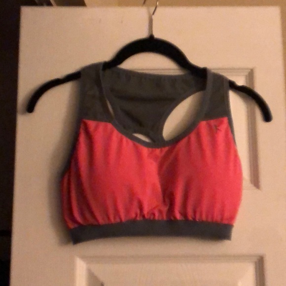 Pink & Gray Sports Bra - Picture 1 of 2
